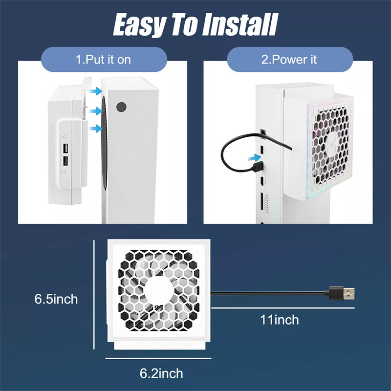 LED Cooling Fan Atmosphere Lig - Microsoft Console Xbox Series S review and price