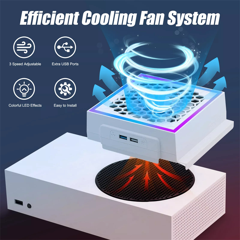LED Cooling Fan Atmosphere Lig - Microsoft Console Xbox Series S review and price