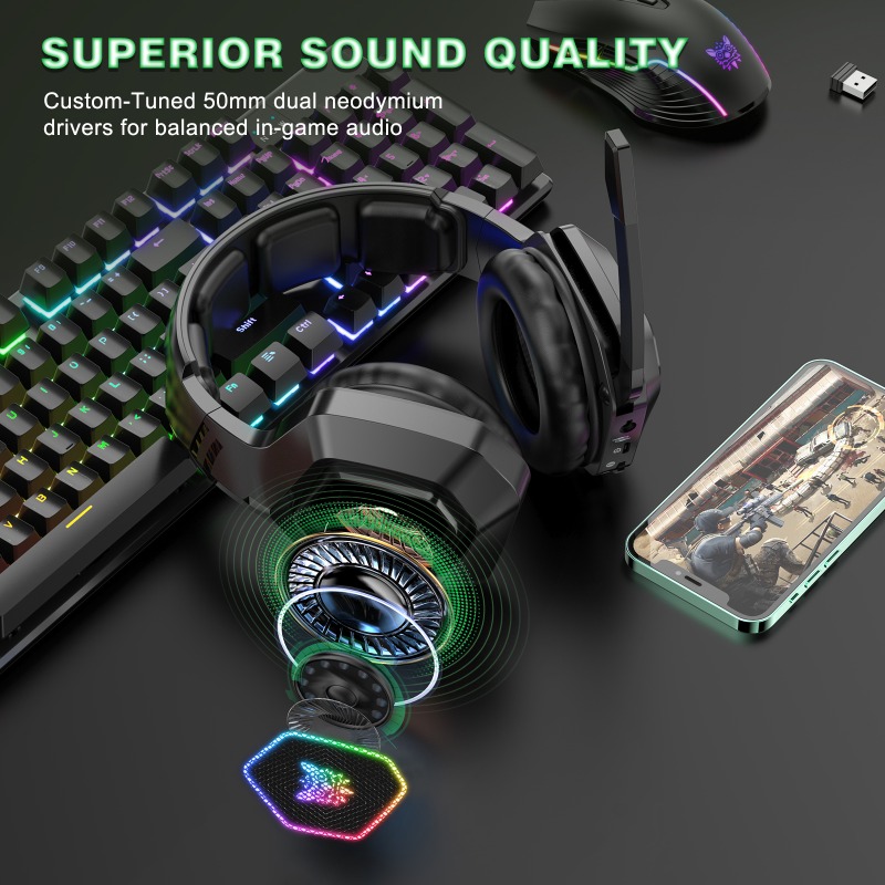 ONIKUMA B100 Wireless Gaming H - Gaming Console In Amazon review and price