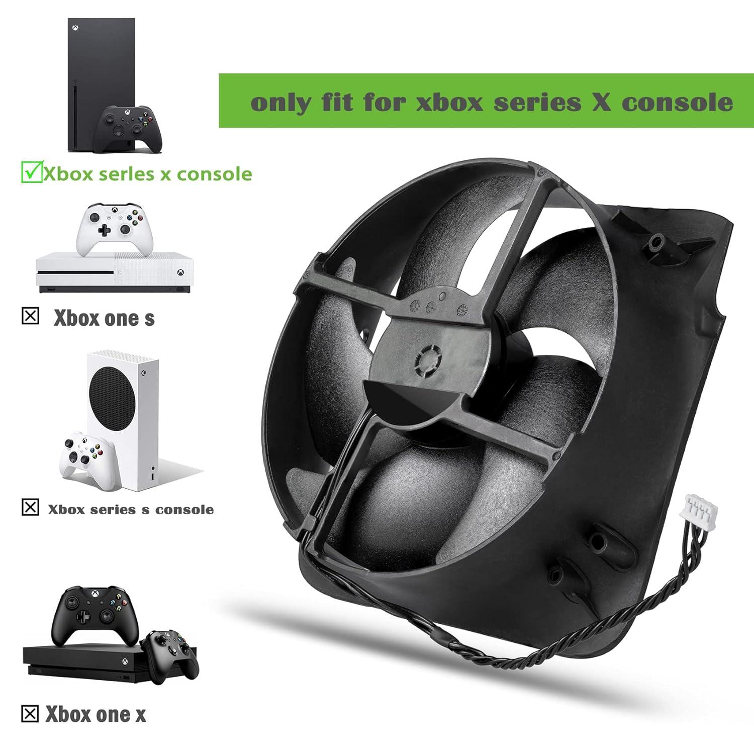 Replacement of Internal Coolin - Microsoft Console Xbox Series S review and price