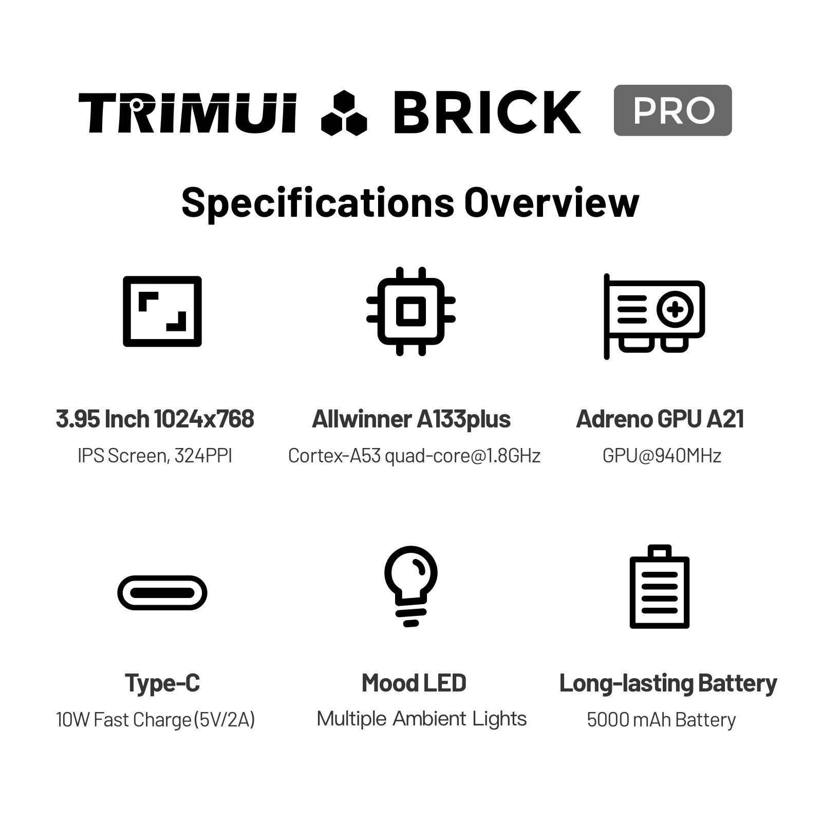 TRIMUI BRICK PRO Open Source L - Gaming Console Under 5000 review and price