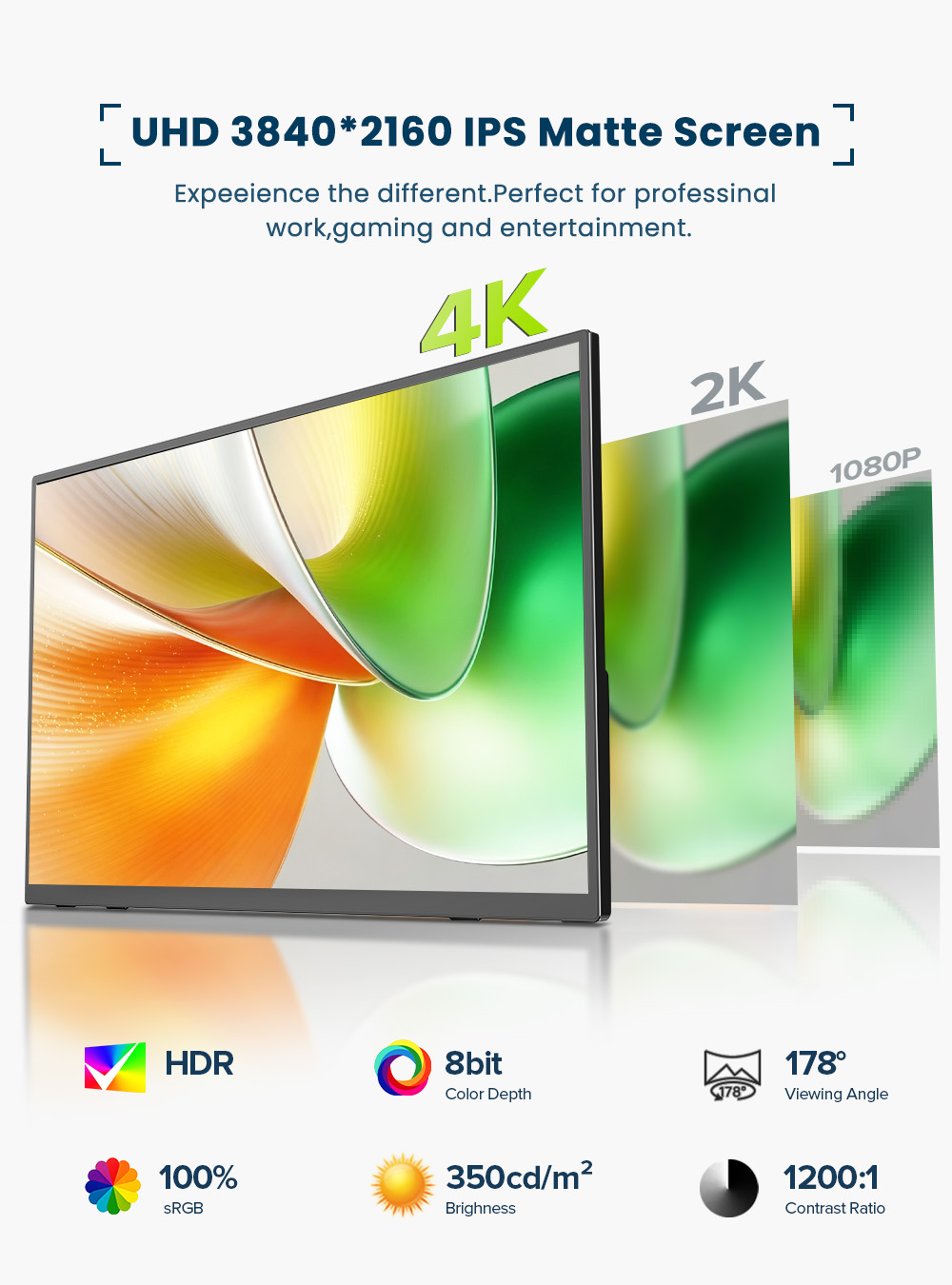 EVICIV 4K Portable Monitor 10- - Gaming Console Type review and price