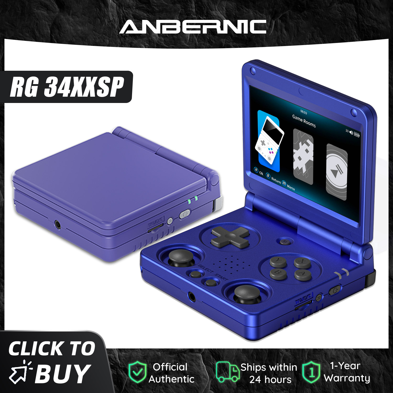 Anbernic RG34XXSP 3.4-Inch IPS - Gaming Console Old review and price