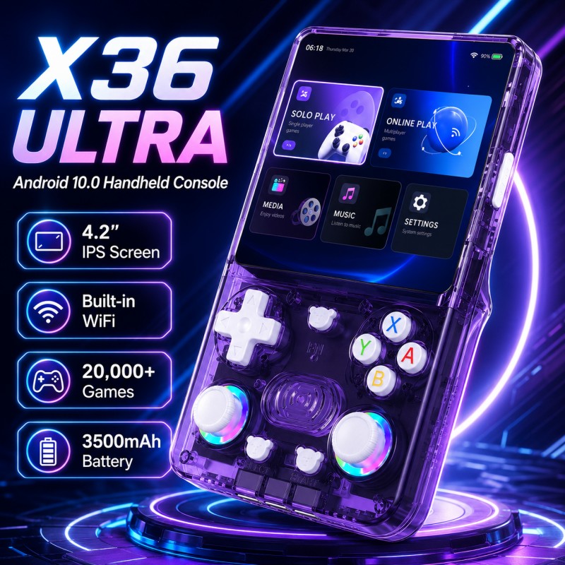 X36 Ultra Handheld Game Consol - Gaming Console Online review and price